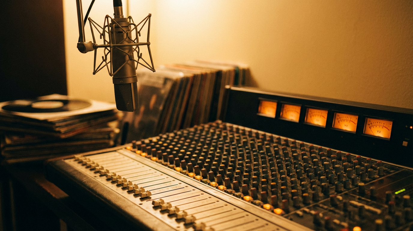Session d'enregistrement dans un studio de musique professionnel en Guadeloupe